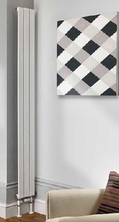 Compact White Vertical Hot Water Radiator Compact White Vertical Hot Water Radiator