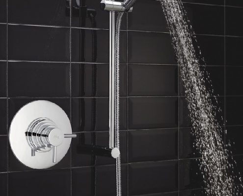 Shower Diverter Valves What To Know This Is An Image Of A Running Shower