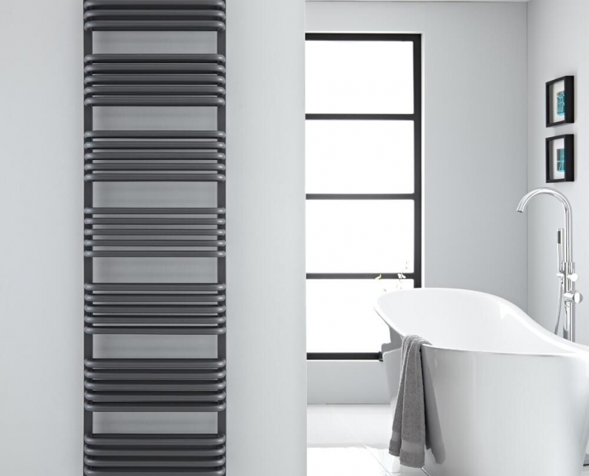 modern heated towel rack