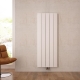 tall white modern radiator