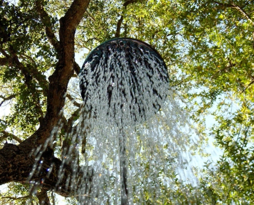 outdoor rainfall shower