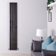 delta black vertical radiator