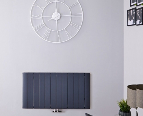 aurora anthracite horizontal radiator