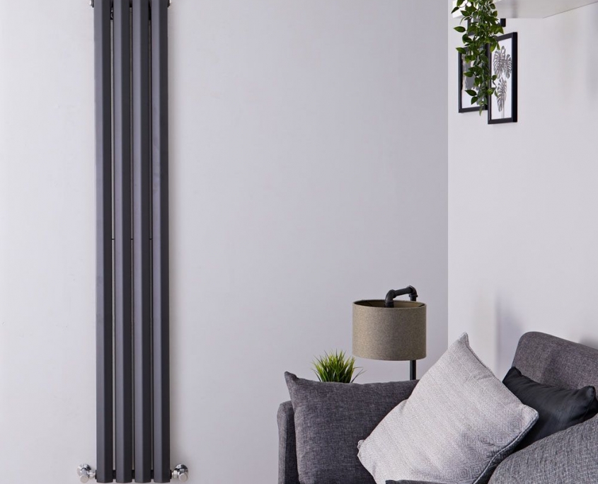 edifice anthracite vertical radiator