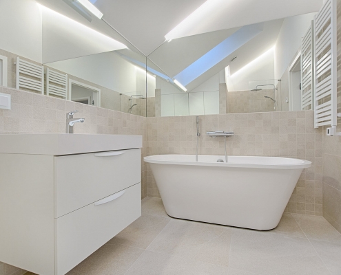 bathroom lighting large mirrors