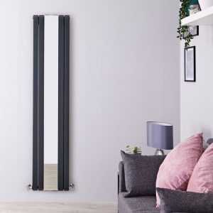 sloaneanthmirrorrad sloane anthracite vertical double panel radiator