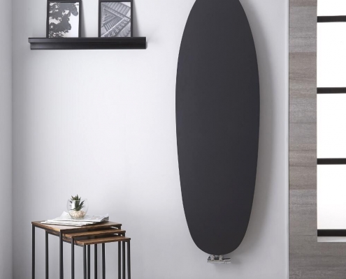 sovana anthracite vertical designer radiator