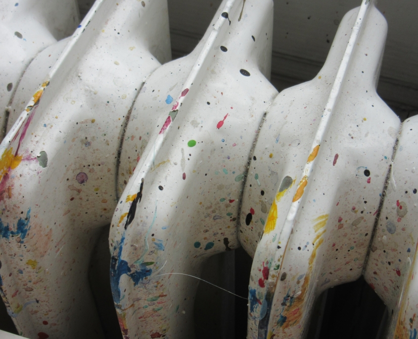 traditional radiator paint splatter
