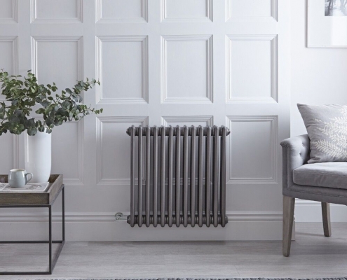 regent electric raw metal horizontal radiator