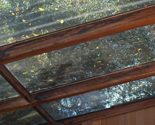 sun room glass roof